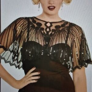 Elegant Black Retro Shswl